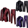2Pcs Mens Blazer Suit Slim Fit