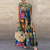 Sleeveless Floral Printed Sundress
