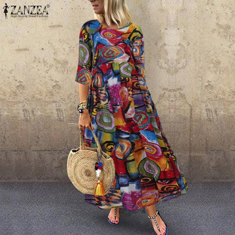Sleeveless Floral Printed Sundress