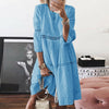 Casual O Neck Loose Party Dress