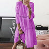 Casual O Neck Loose Party Dress