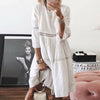 Casual O Neck Loose Party Dress
