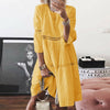 Casual O Neck Loose Party Dress