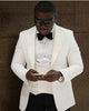 Black Jacquard Jacket Men Suit Slim Fit