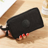 Solid Color 3 Layer Canvas  Wallet
