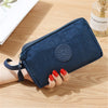 Solid Color 3 Layer Canvas  Wallet