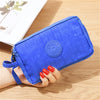 Solid Color 3 Layer Canvas  Wallet