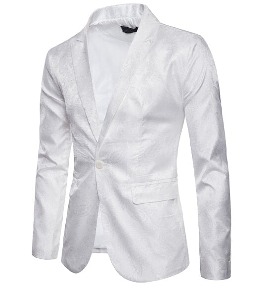 2Pcs Mens Blazer Suit Slim Fit