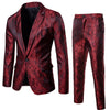 2Pcs Mens Blazer Suit Slim Fit