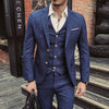 Men's Plaid Formal Business Suit