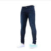 Men Casual Slim Fit Straight Stretch Feet Skinny Zipper Jeans