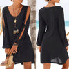 Casual O-Neck Hollow Out Sleeve
