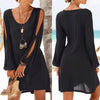Casual O-Neck Hollow Out Sleeve