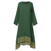 Autumn Long Sleeve Pacthwork Sundress