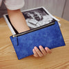 Leather Zipper Cutch