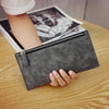 Leather Zipper Cutch