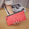 Leather Zipper Cutch