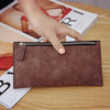 Leather Zipper Cutch