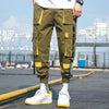Hip Hop Boy Multi-pocket Elastic Waist Design Harem