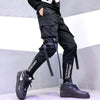 Hip Hop Black Cargo Trousers