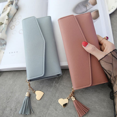 Pu Leather Clutch Money Bag