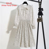 Vintage Print Flowers A-Line Dress