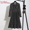 Vintage Print Flowers A-Line Dress