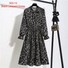 Vintage Print Flowers A-Line Dress