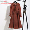 Vintage Print Flowers A-Line Dress