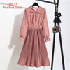 Vintage Print Flowers A-Line Dress