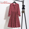 Vintage Print Flowers A-Line Dress