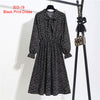 Vintage Print Flowers A-Line Dress