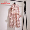 Vintage Print Flowers A-Line Dress
