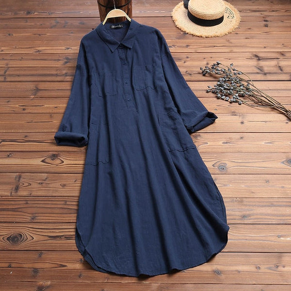 Women Long Shirts Dress