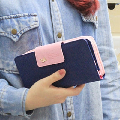 Leather Zipper Handbag