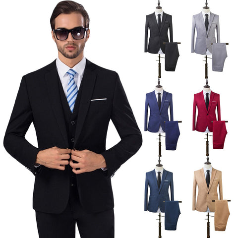 2 Pcs Mens Suit